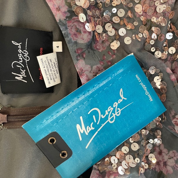 NWT Mac duggal floral dress size 4 - Picture 5 of 11